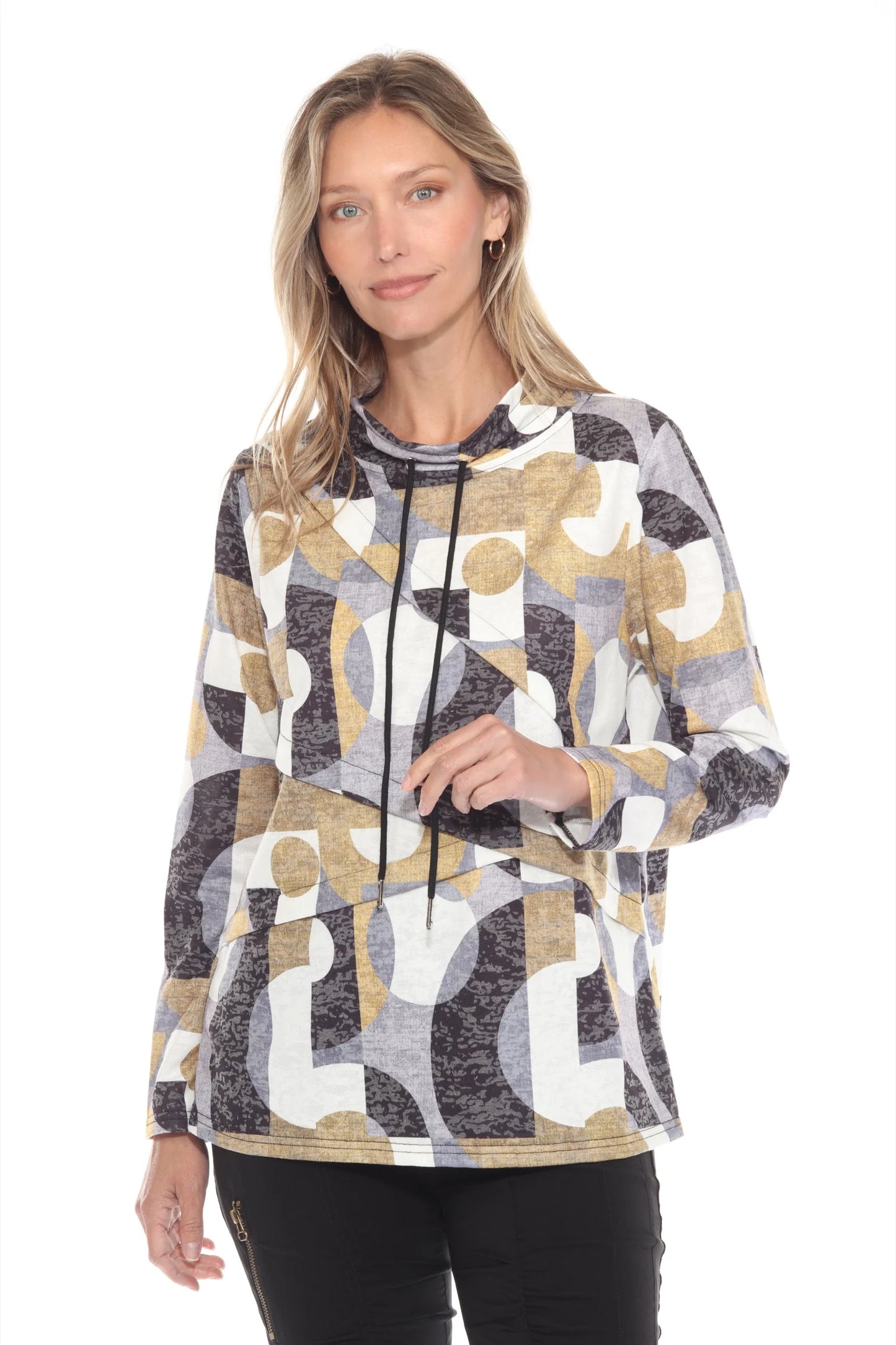 Carine Jillian Pullover Modern Circles