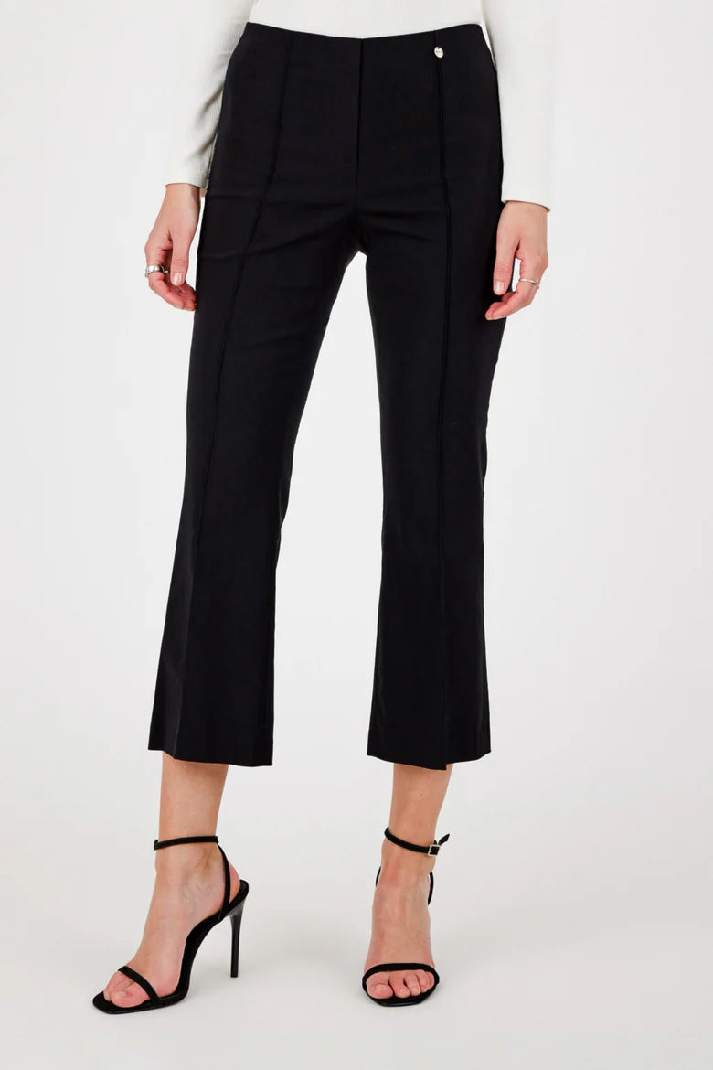 Robell Bootleg Pants Dark Navy