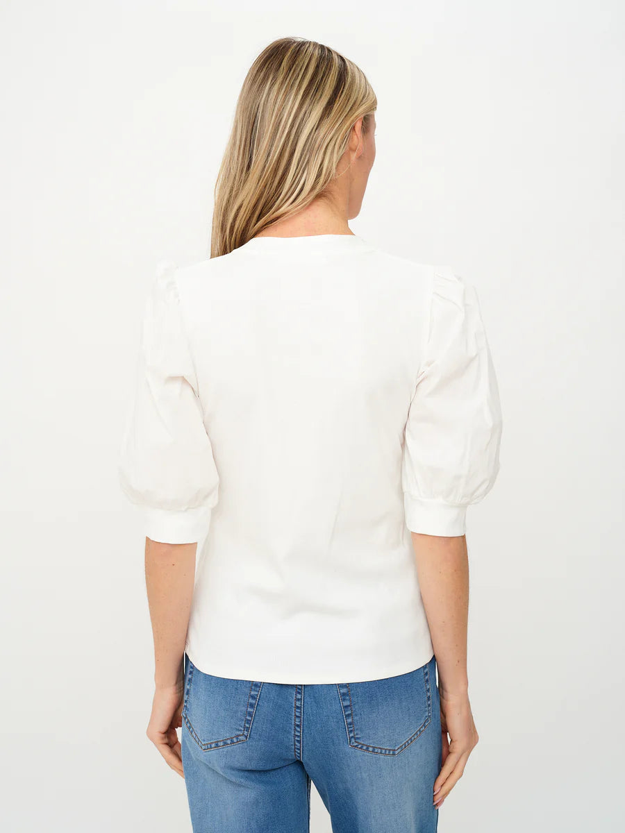 Six/Fifty Audrey Top White