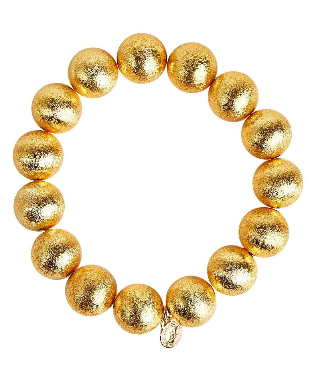 Lisi Lerch Gold 14mm Beaded Bracelet