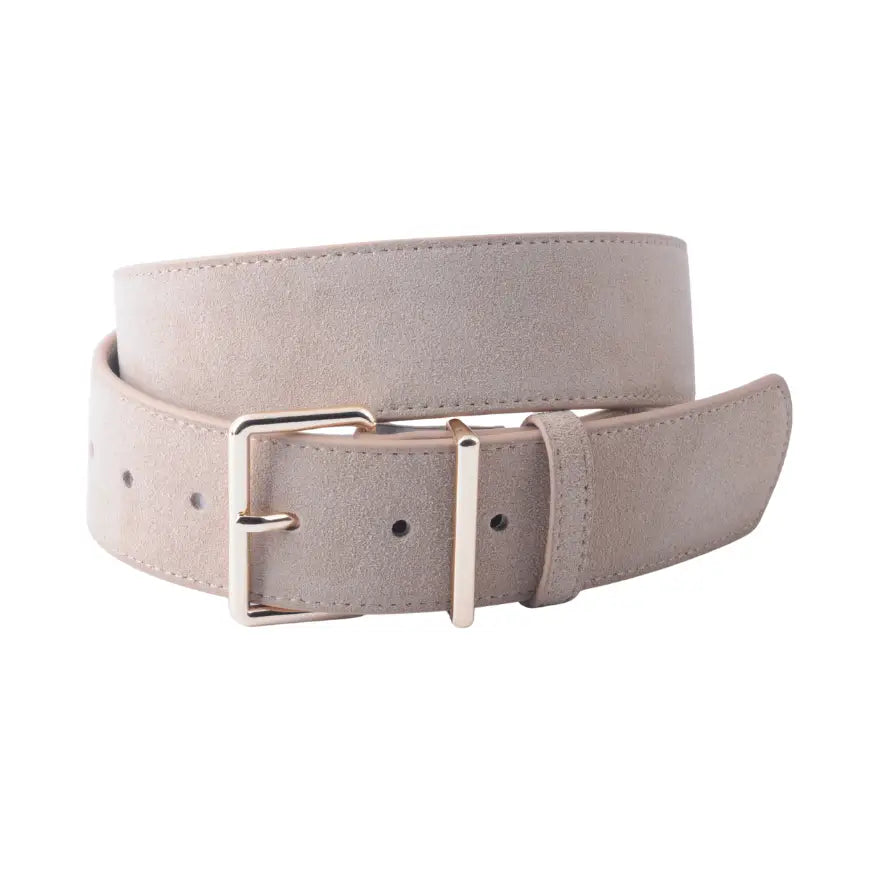Suede Belt Taupe