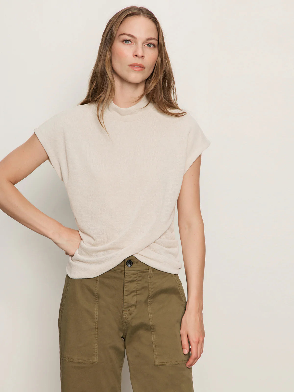Sanctuary Mock Neck Top