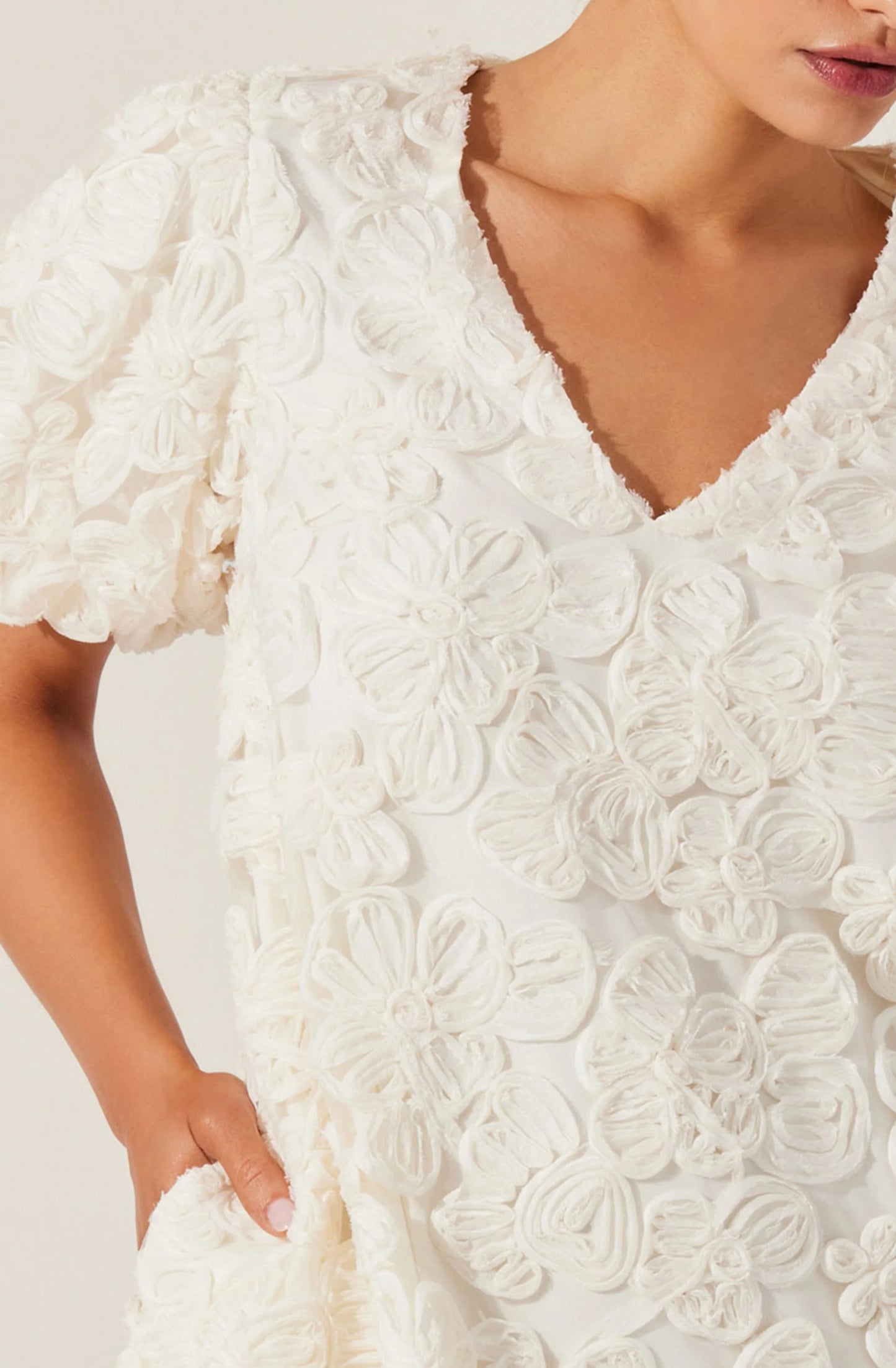 ASTR the Label Lakelyn Dress Cream