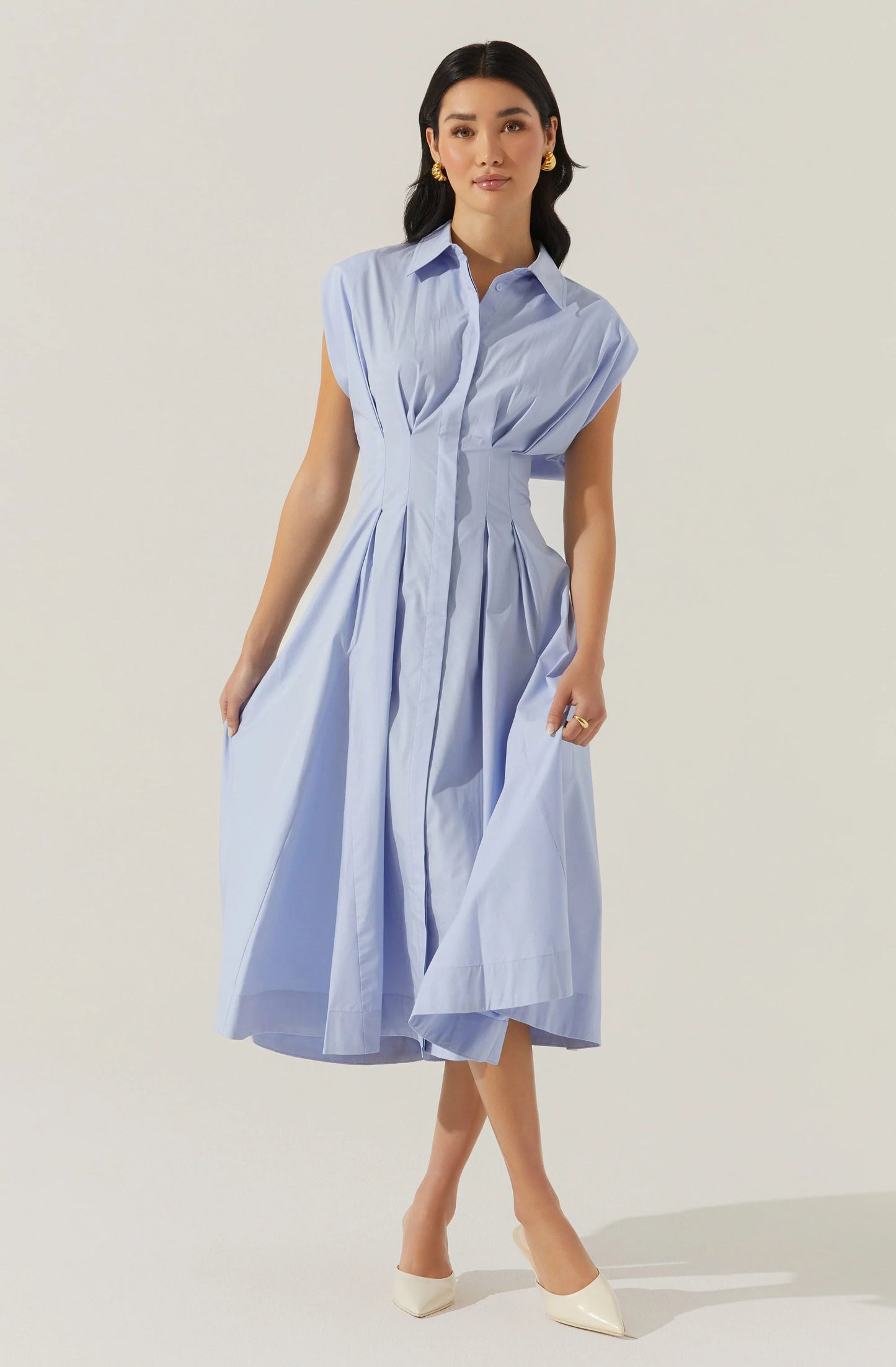 ASTR the Label Beckett Dress Lght Blue