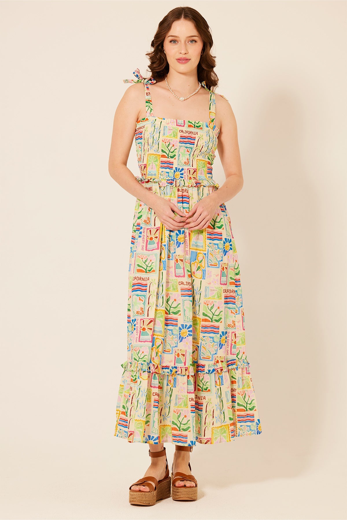 Bila 77 Linda Flora Dress California