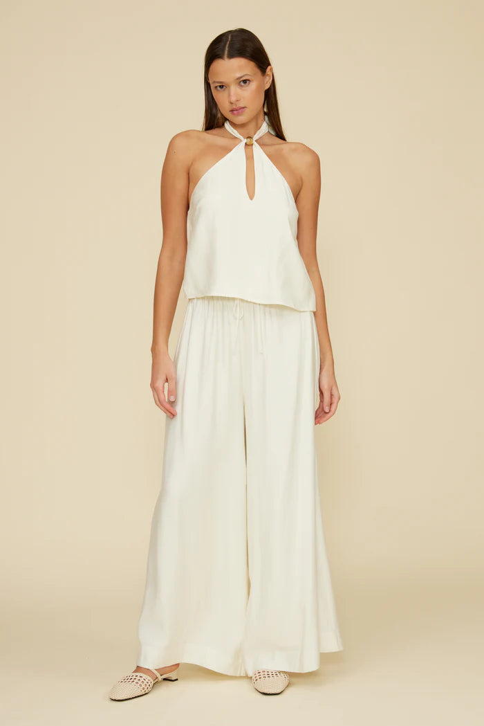 Lucy Paris Willa Halter Top Ivory