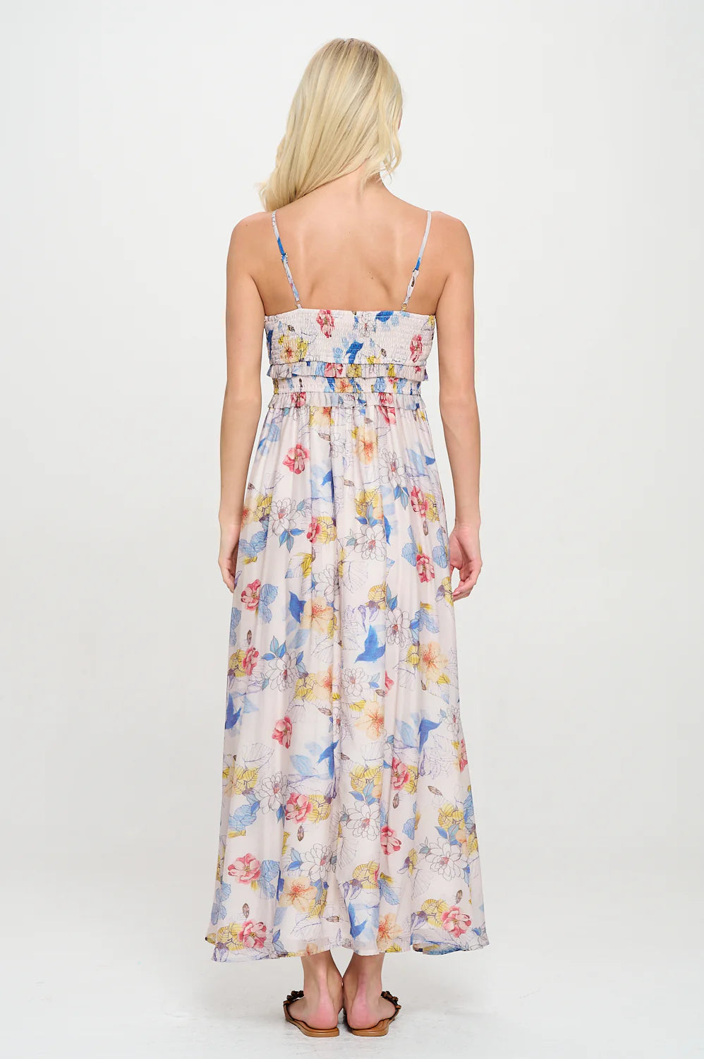 Meet Me in Santorini Petal Reverie Maxi Dress