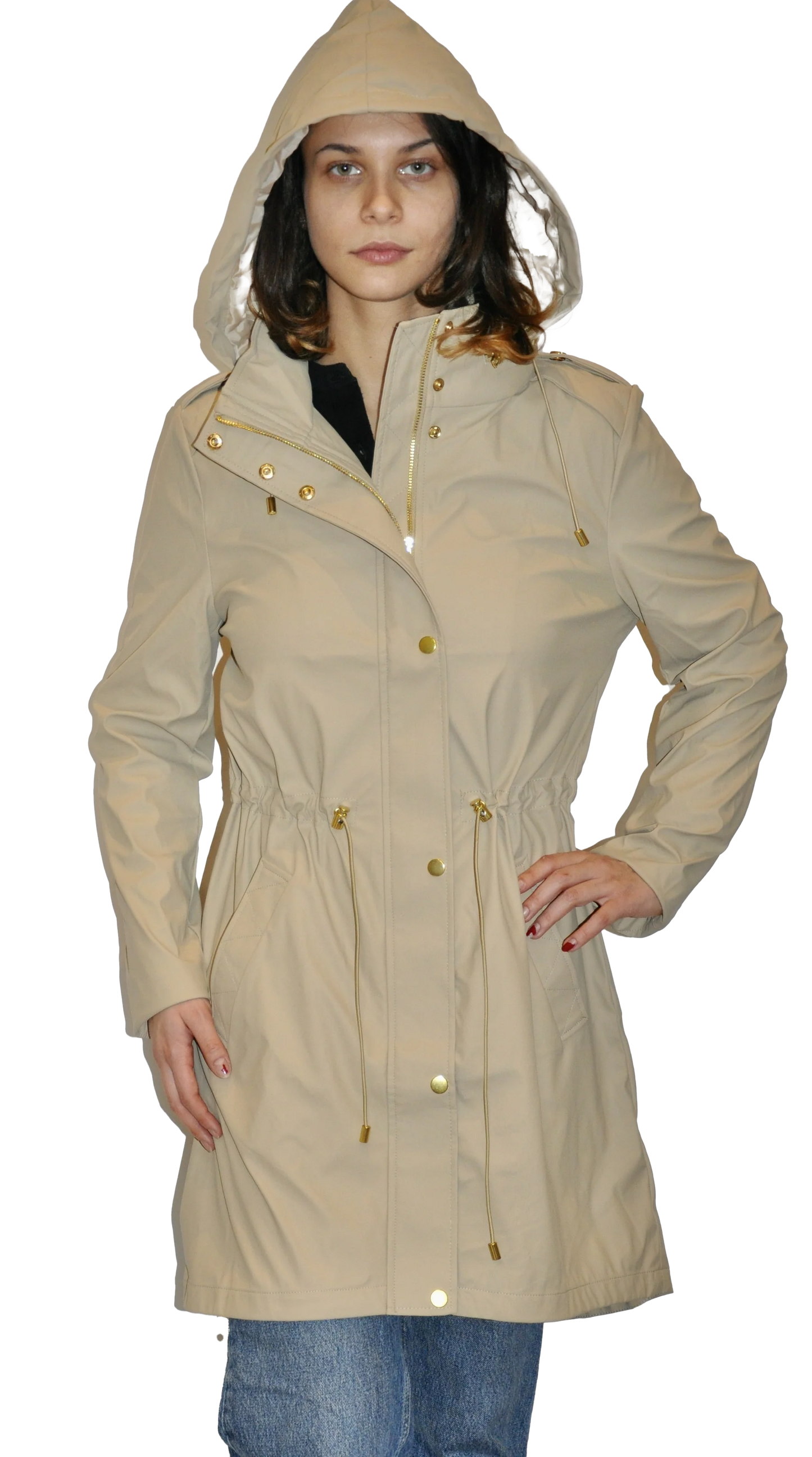 CIAO MILANO Serena Raincoat Khaki
