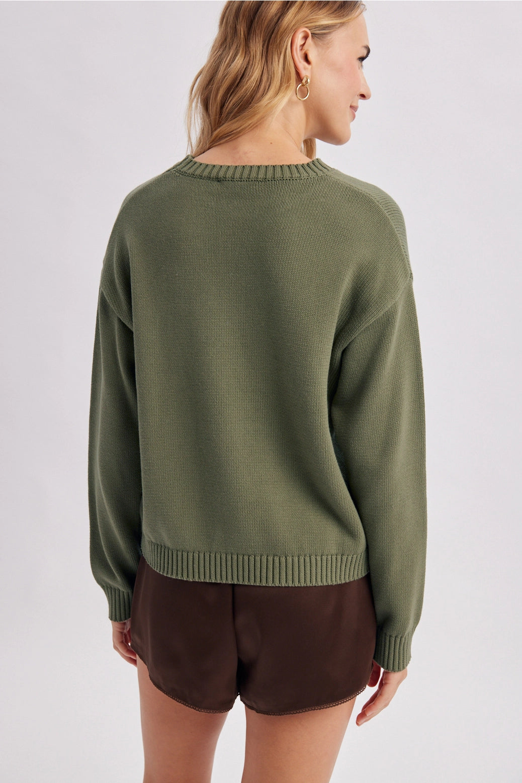 Crewneck Fish Sweater