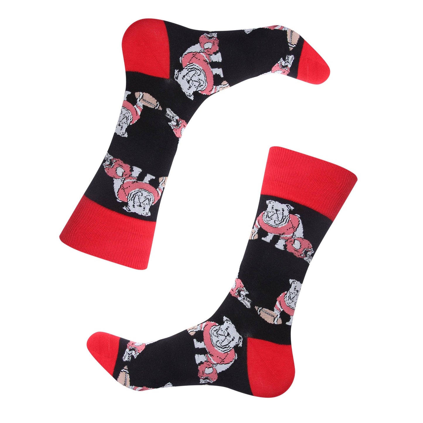 Black Bulldog Socks