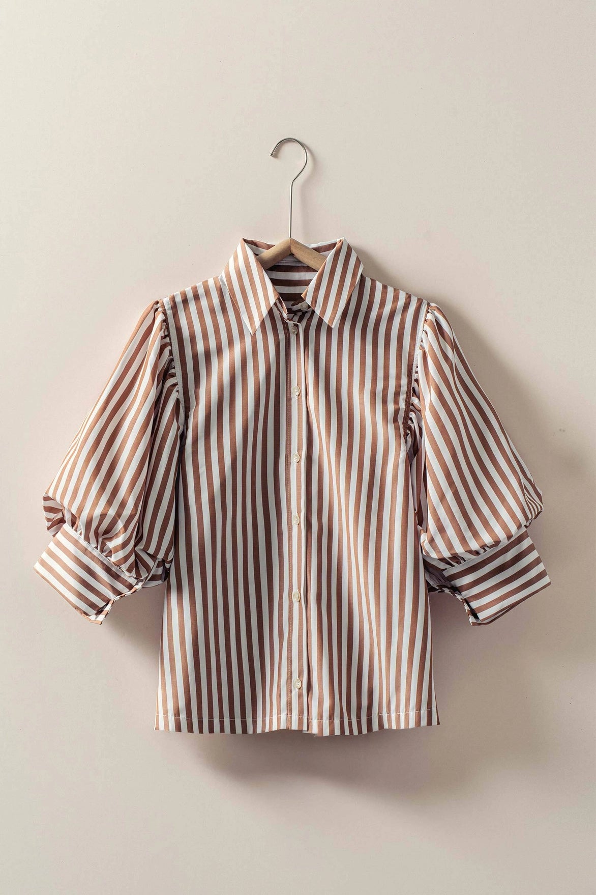Drop Waist Puff Sleeve Blouse