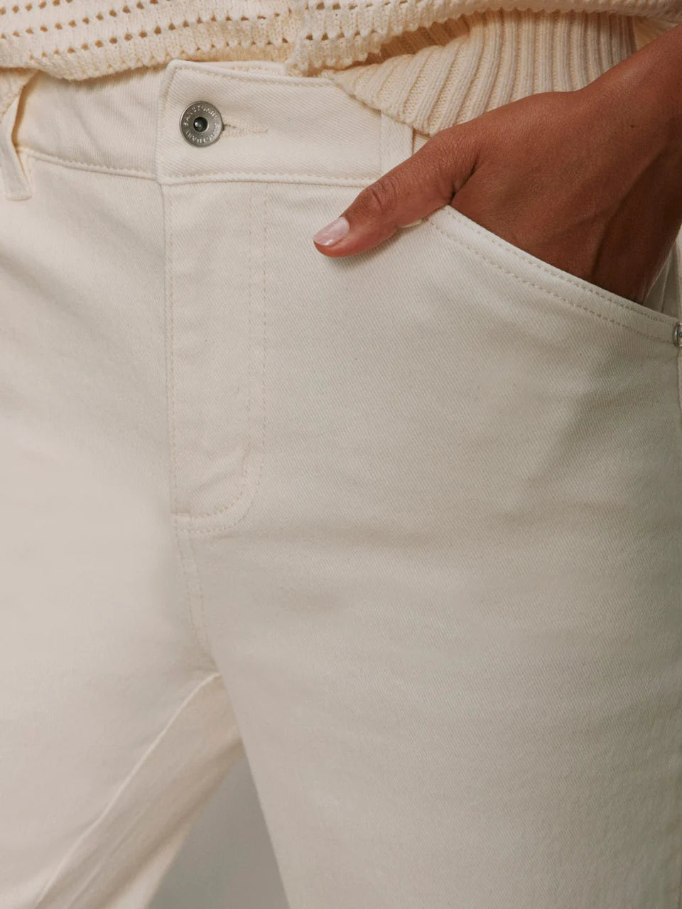 Cadence Relaxed Straight Pant Collagen