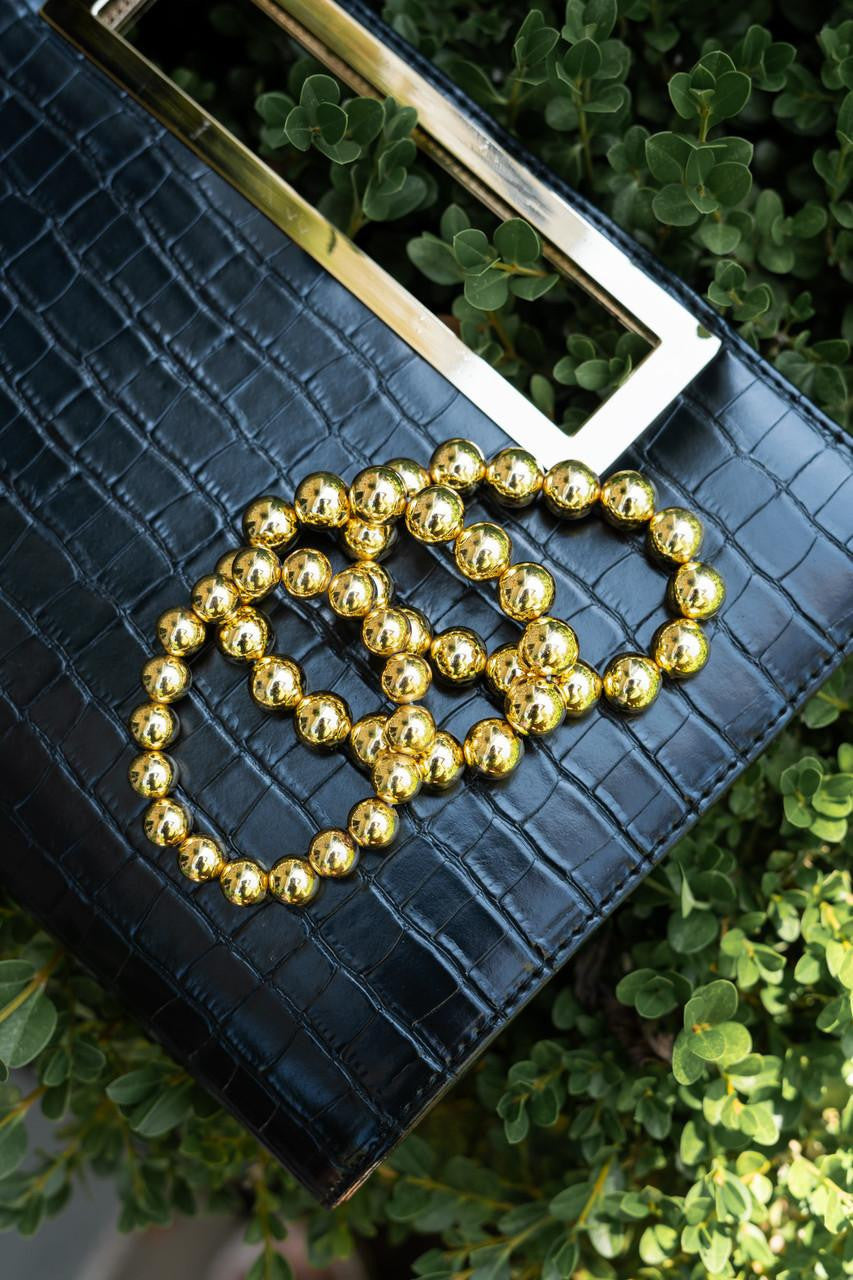 Lisi Lerch Smooth Gold Bracelet 10mm