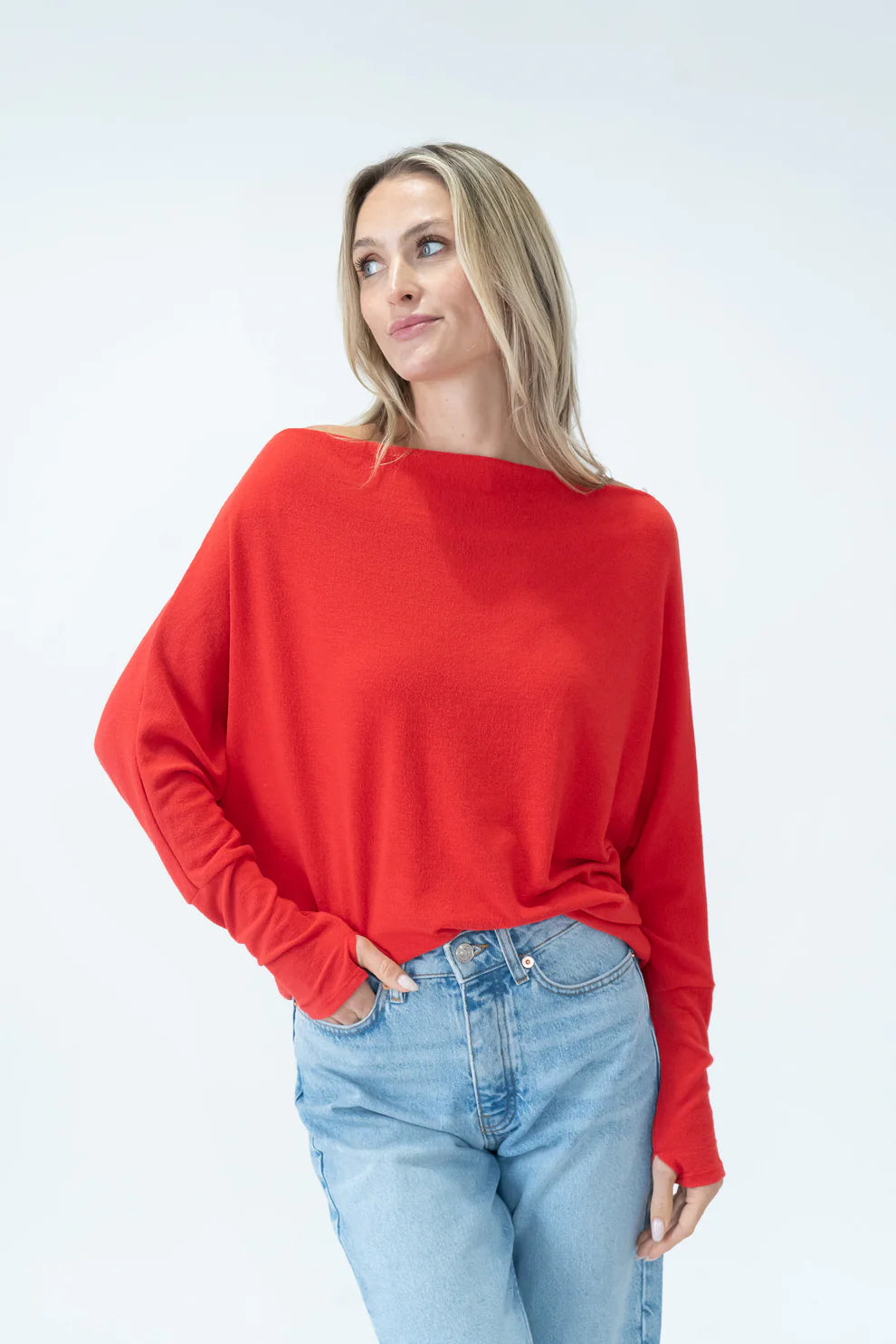 SIX/FIFTY Anywhere L/S Top Red
