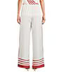 Lucy Paris Satin Stripe High-Rise Coordinating Pants
