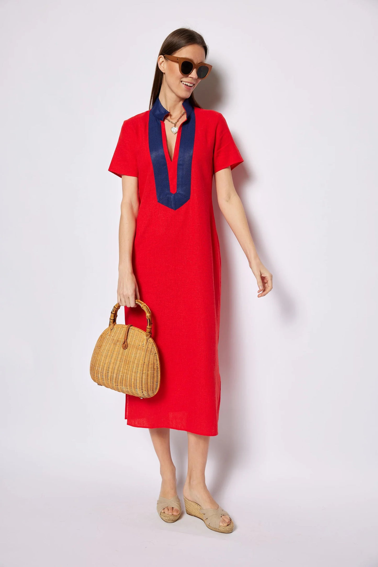 STS Classic Maxi Tunic Red/Navy