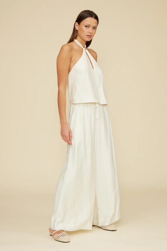 Lucy Paris Bea Flowy Pant Ivory