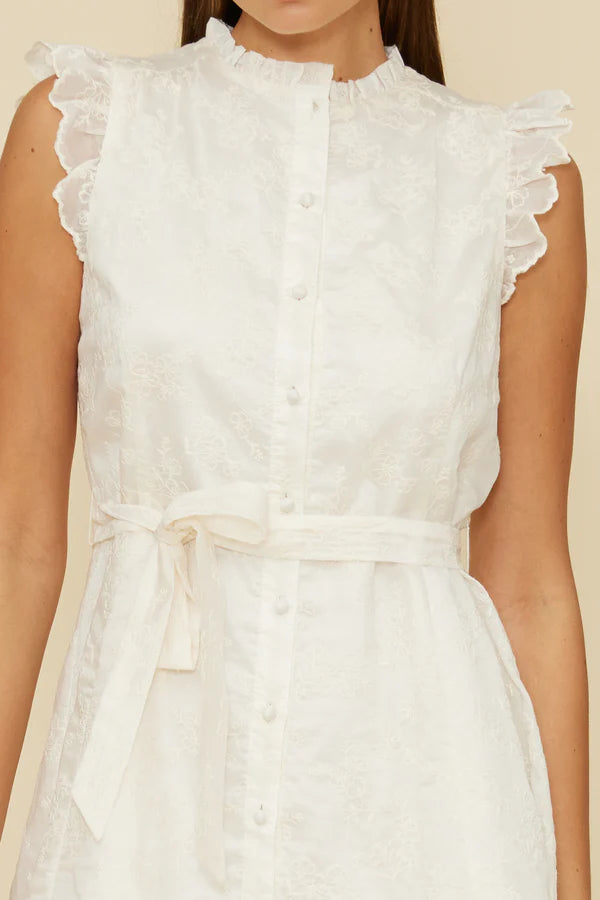 Lucy Paris Mini Dress Ivory