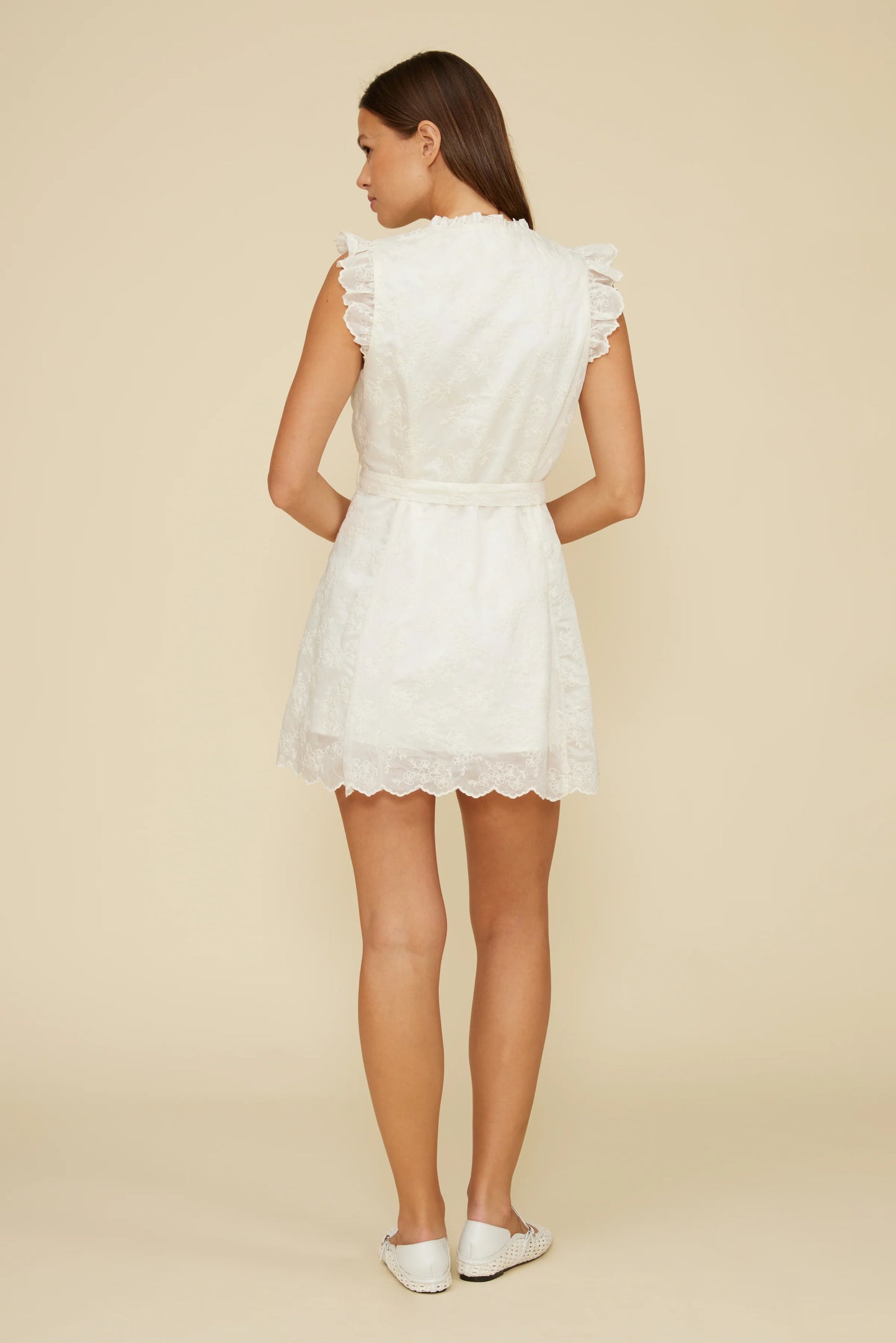 Lucy Paris Mini Dress Ivory