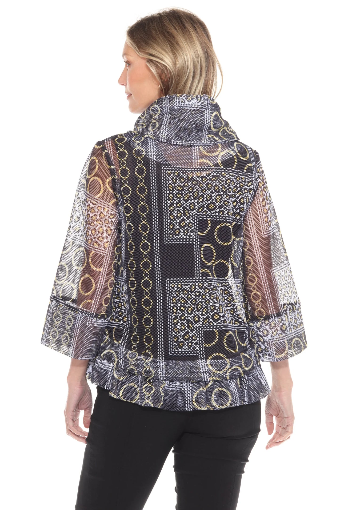 Mesh Zip Swing Jacket