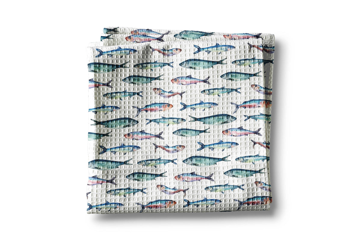 Fish Saltwater Coastal Ocean Kitchen Towel