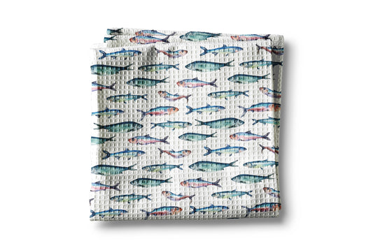 Fish Saltwater Coastal Ocean Kitchen Towel