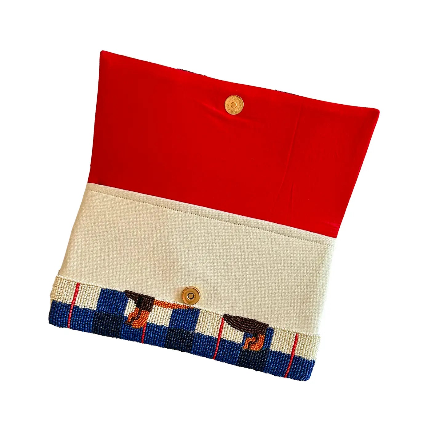 Dachshund Clutch Crossbody Plaid