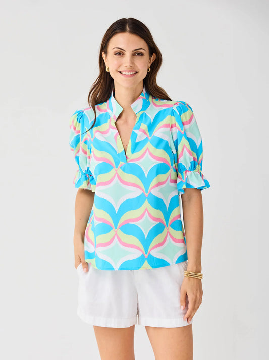MS Jessica Top Weekend Getaway Mint