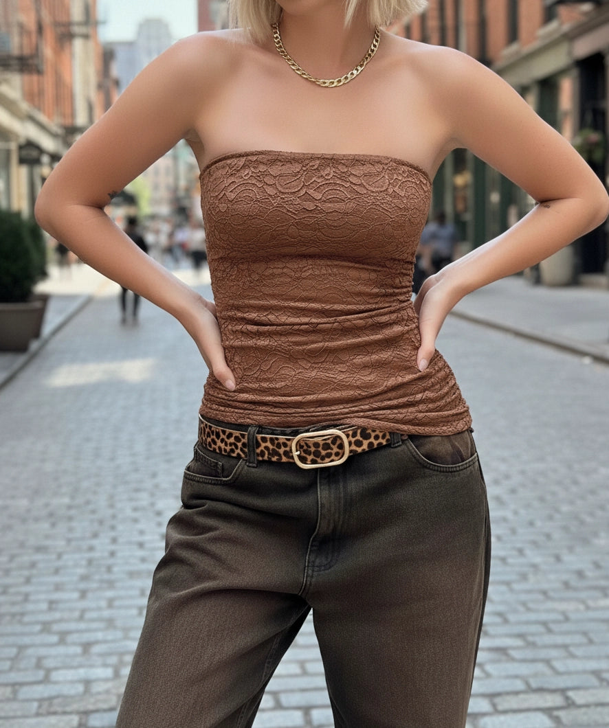 Leopard Print Belt