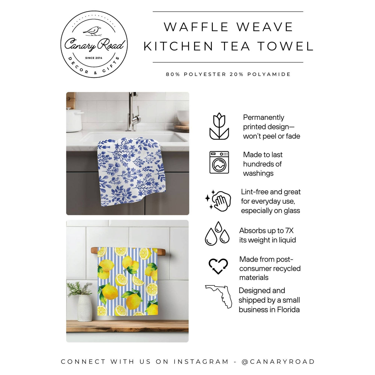 Fish Saltwater Coastal Ocean Kitchen Towel