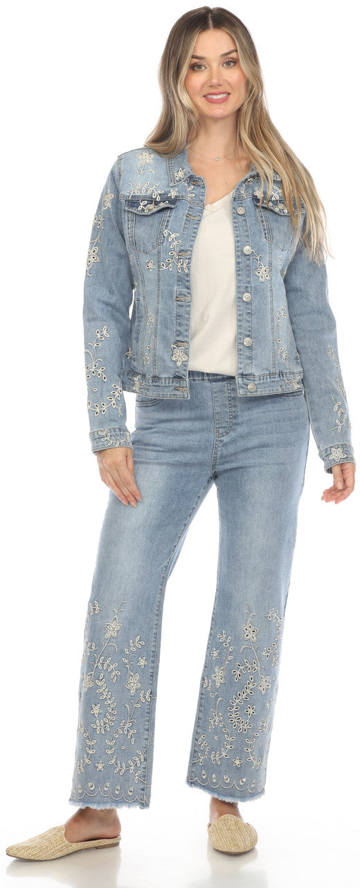 Flora Ashley Denim Jean Jacket