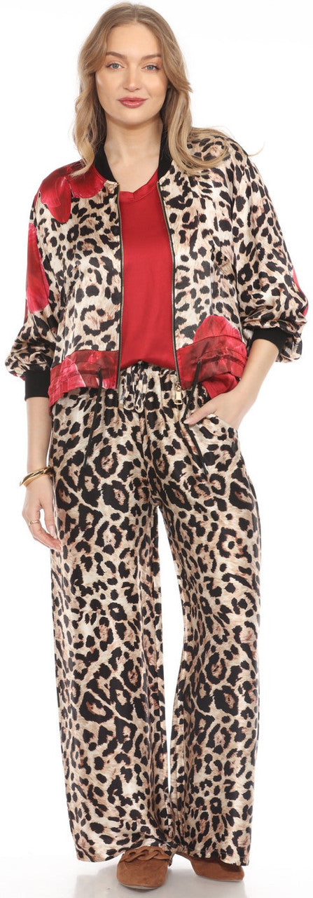 Flora Ashley Animal Silk Jacket