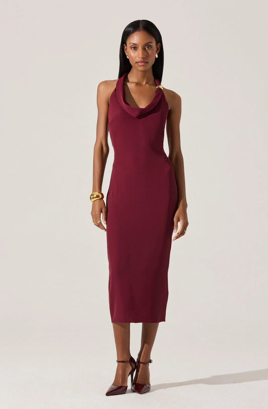 ASTR Alanna Dress Wine