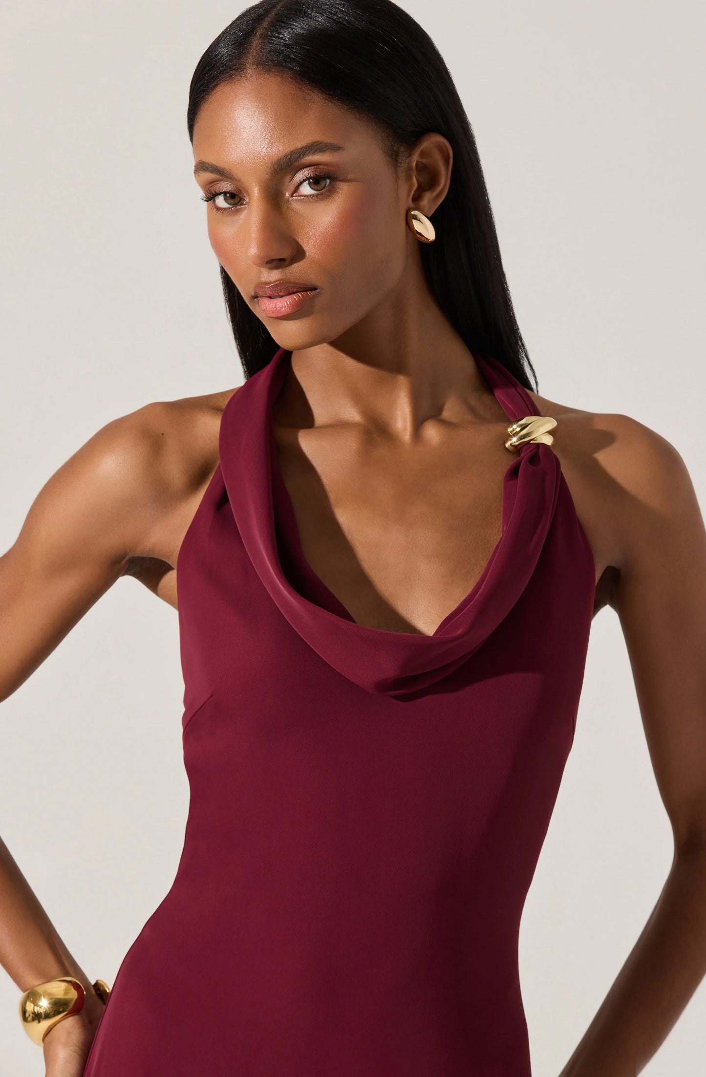 ASTR Alanna Dress Wine