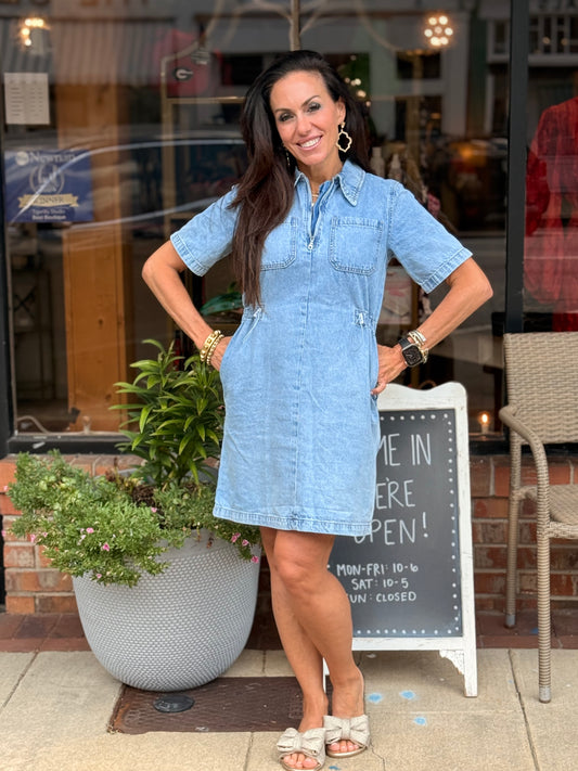 Bayeas Jean Shirt Dress