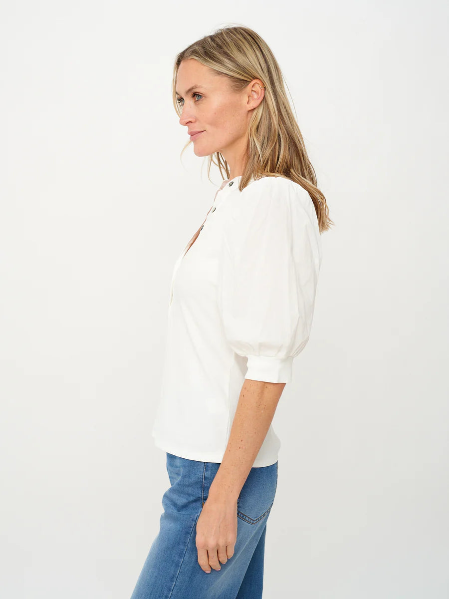 Six/Fifty Audrey Top White