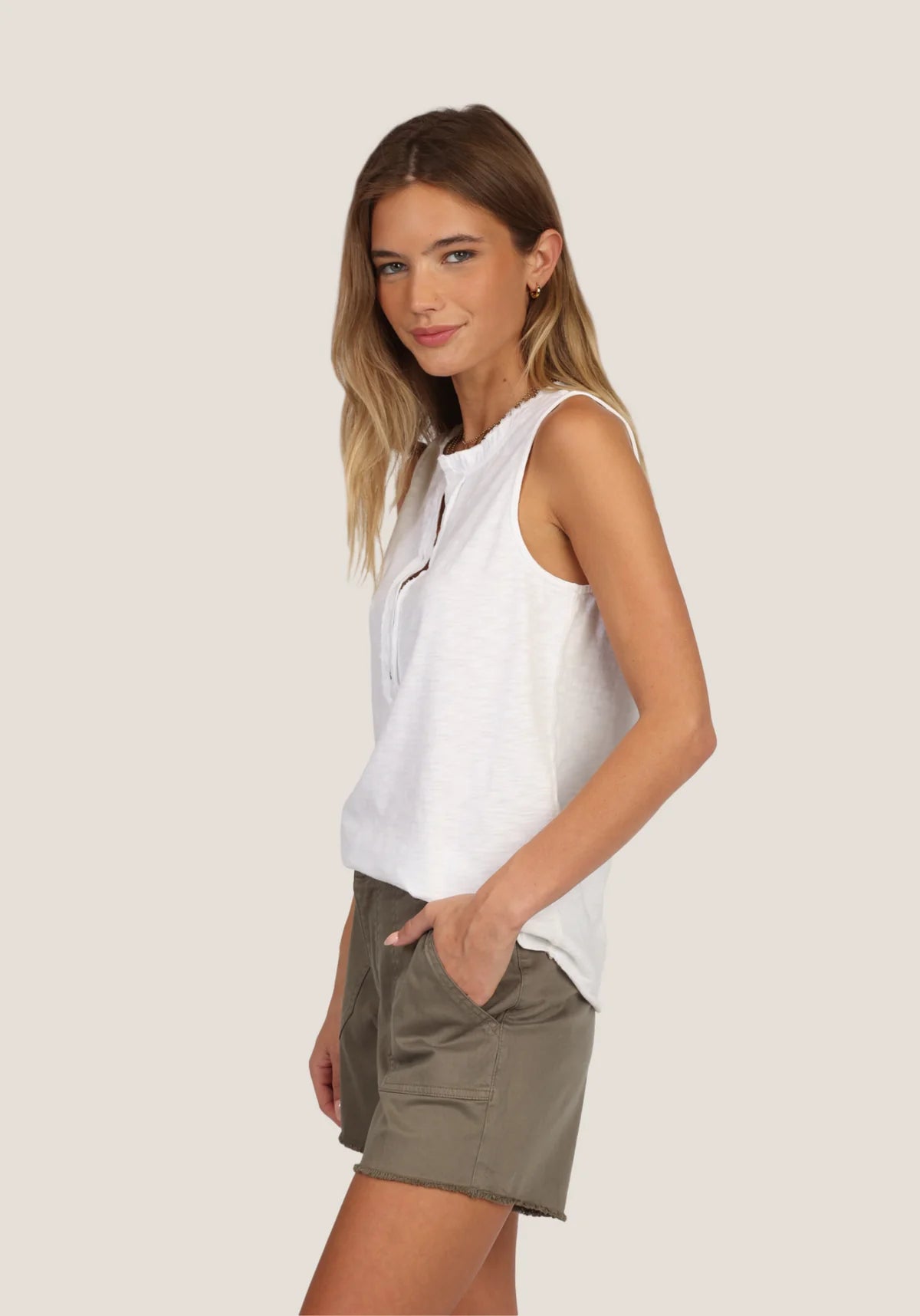 Dylan Brooks Top White