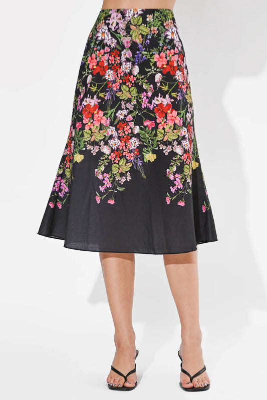 Belle Floral Print Skirt
