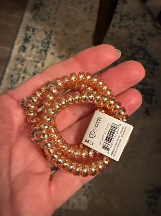 Milennial Pink Hair Ties Small