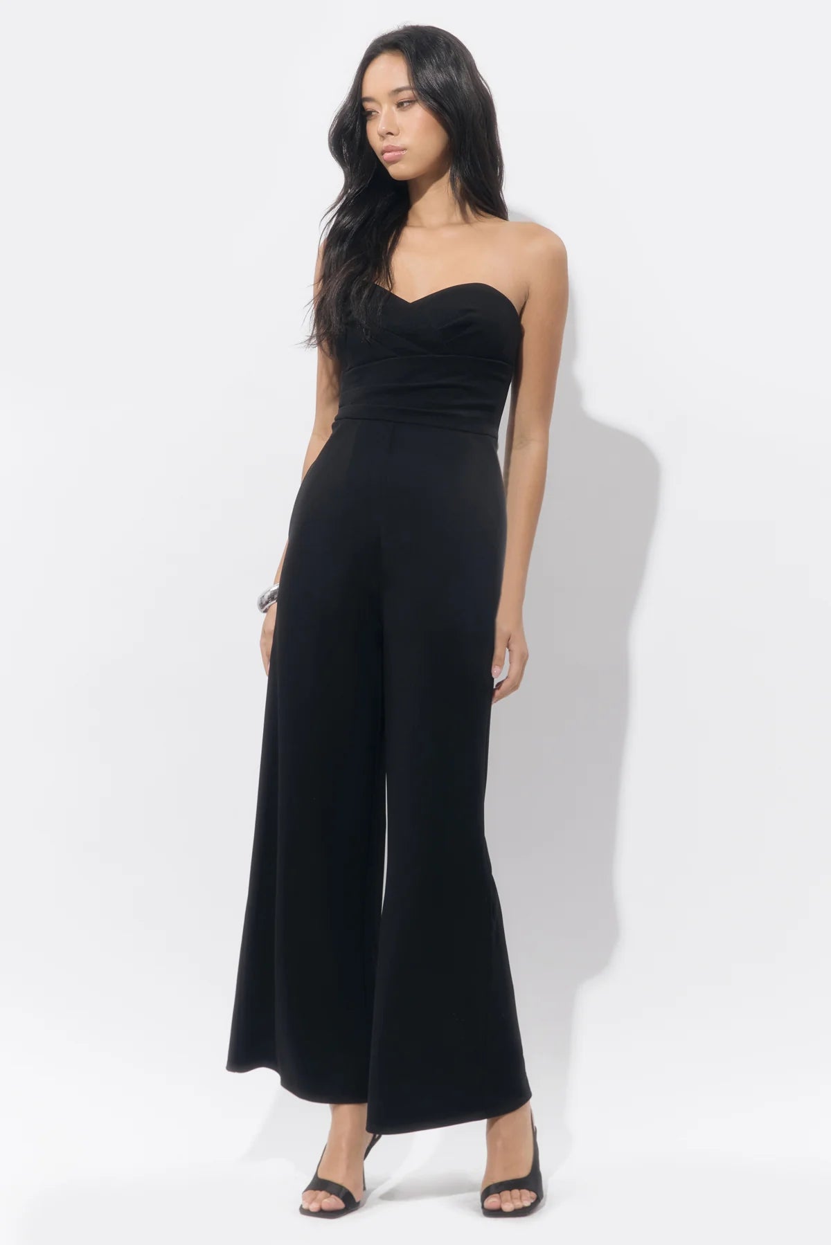 Tate Strapless Jumpsuit Black