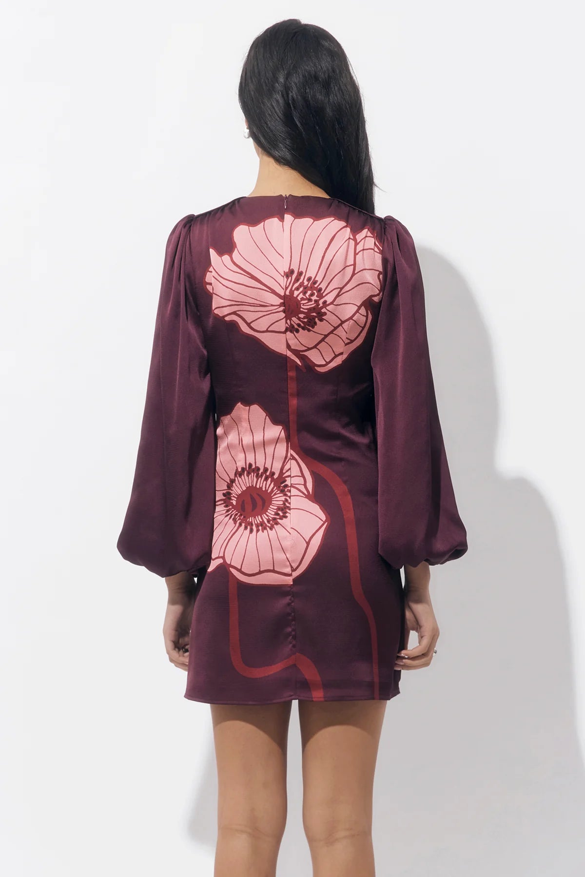 Bubble Sleeve Poppy Mini Dress