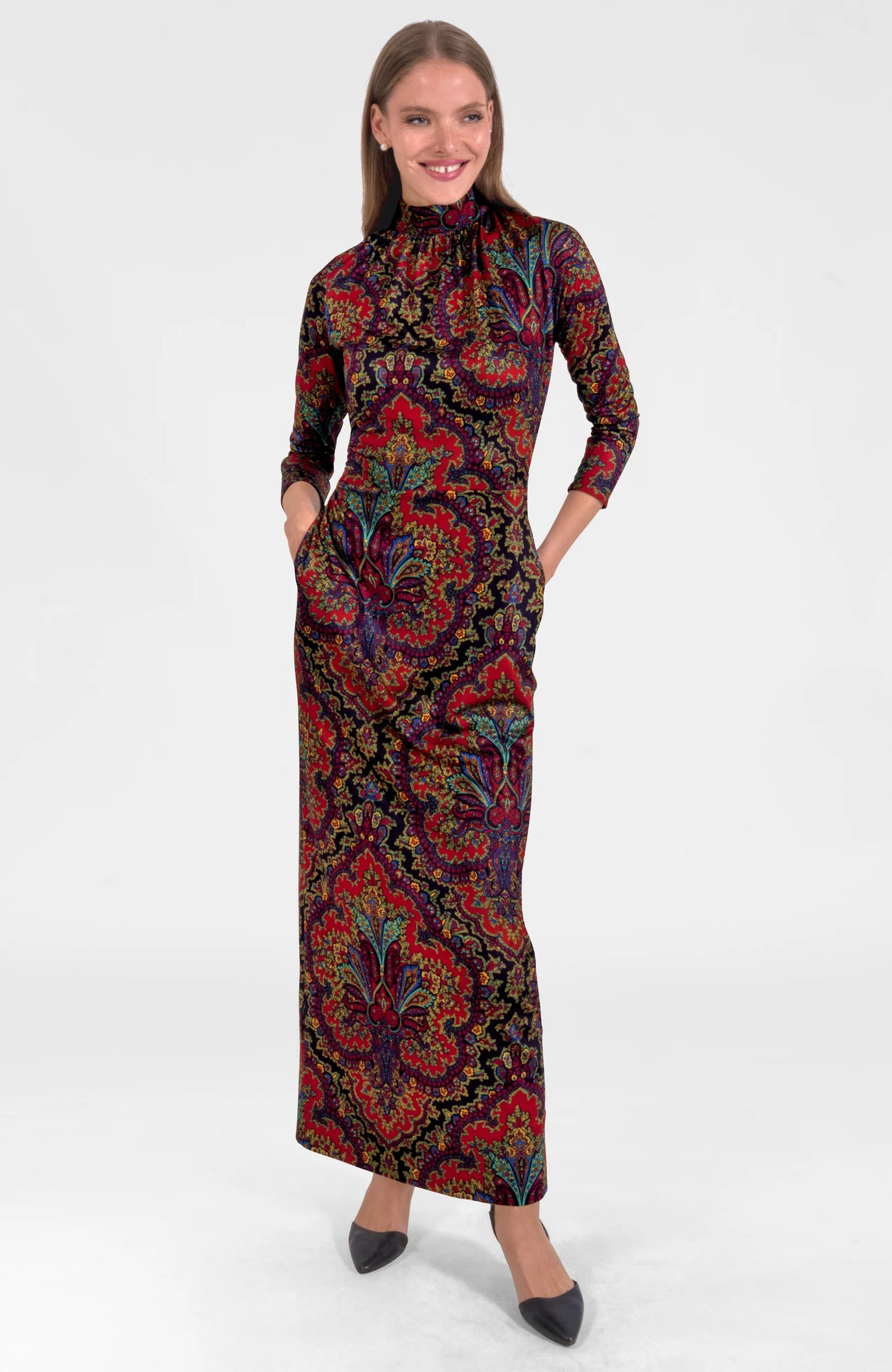 Scorching Hot Dress Passion Paisley