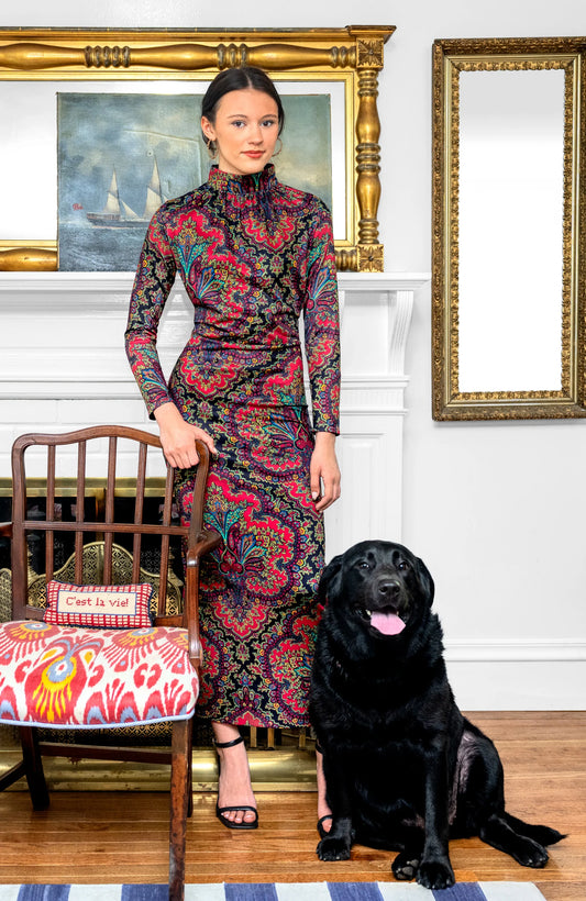 Scorching Hot Dress Passion Paisley