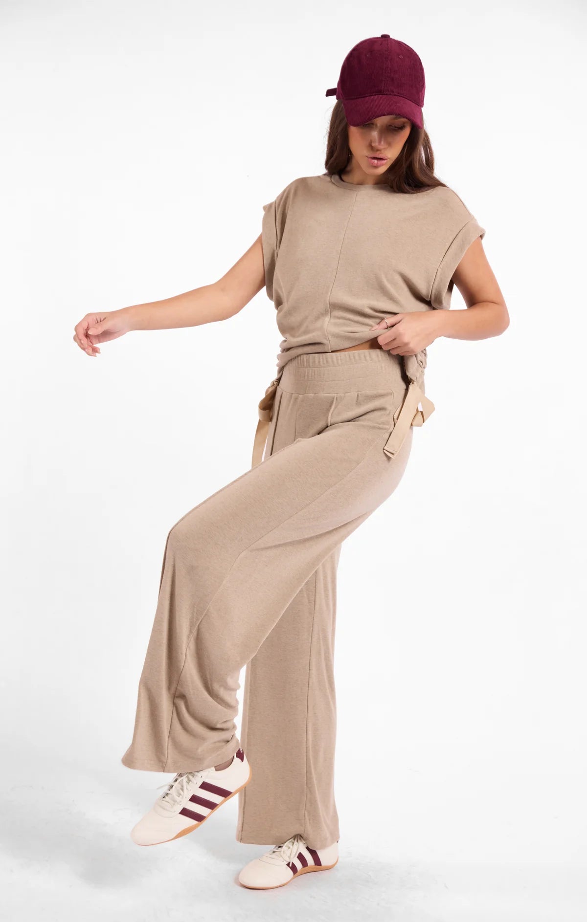 Sage the Label Tommy Pull On Pant Taupe
