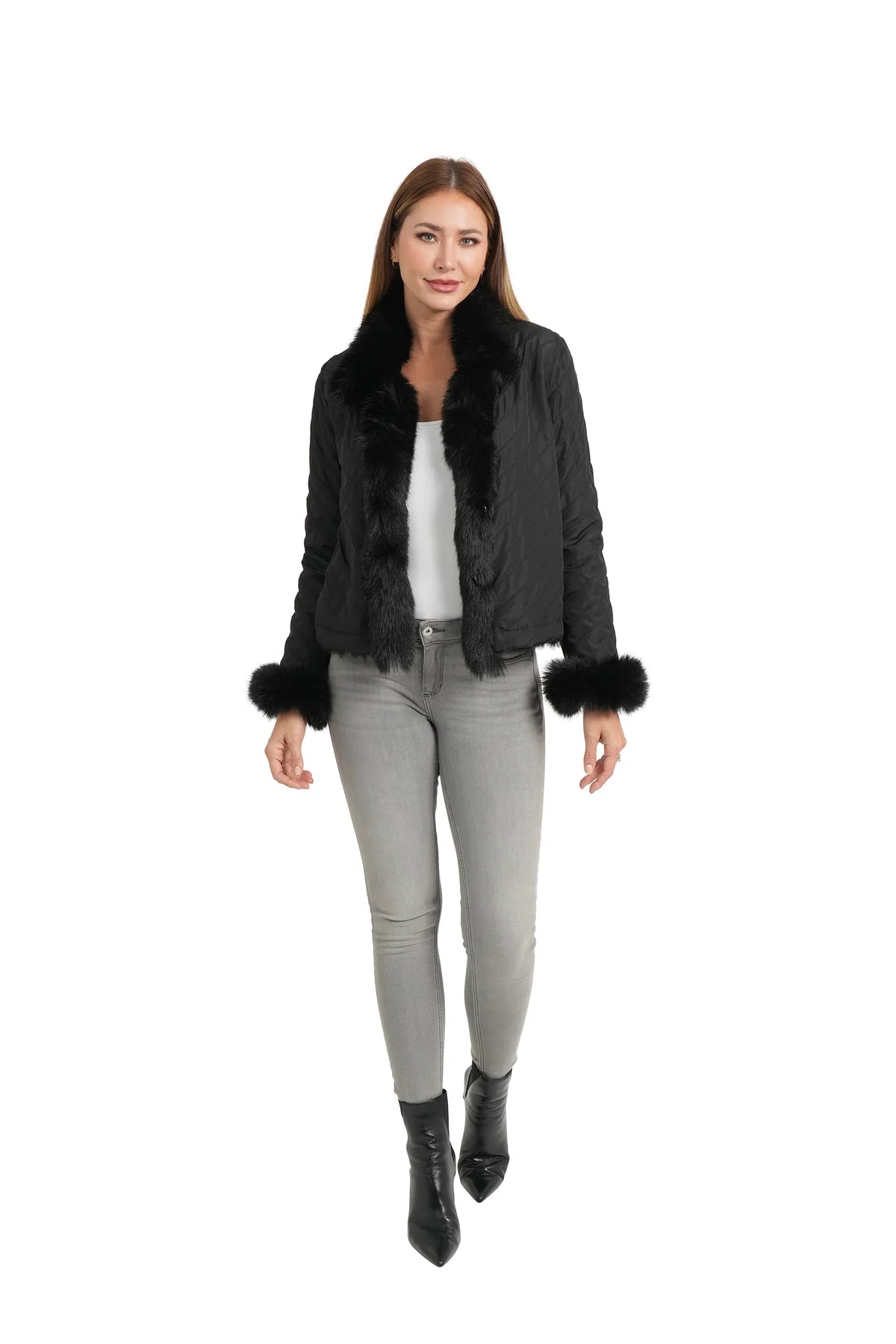 Love Token Meghan Reversible Jacket Black