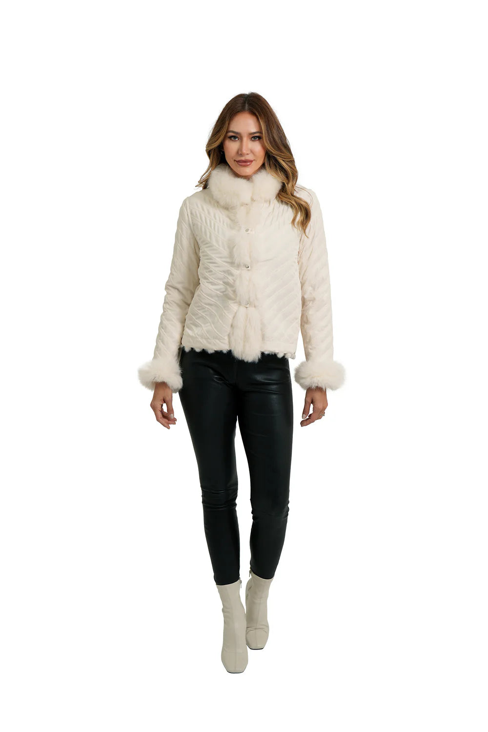 Love Token Meghan Reversible Jacket Cream