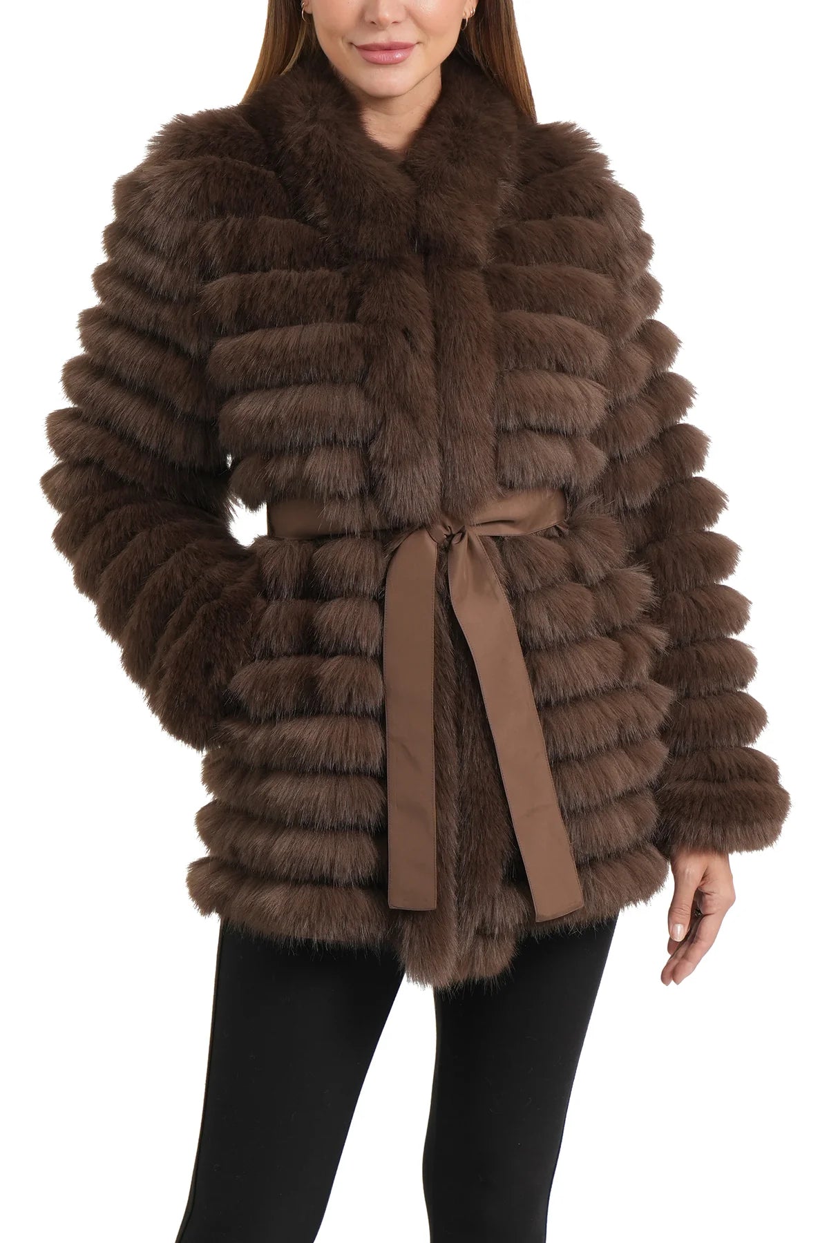 Love Token Jen Reversible Jacket Brown