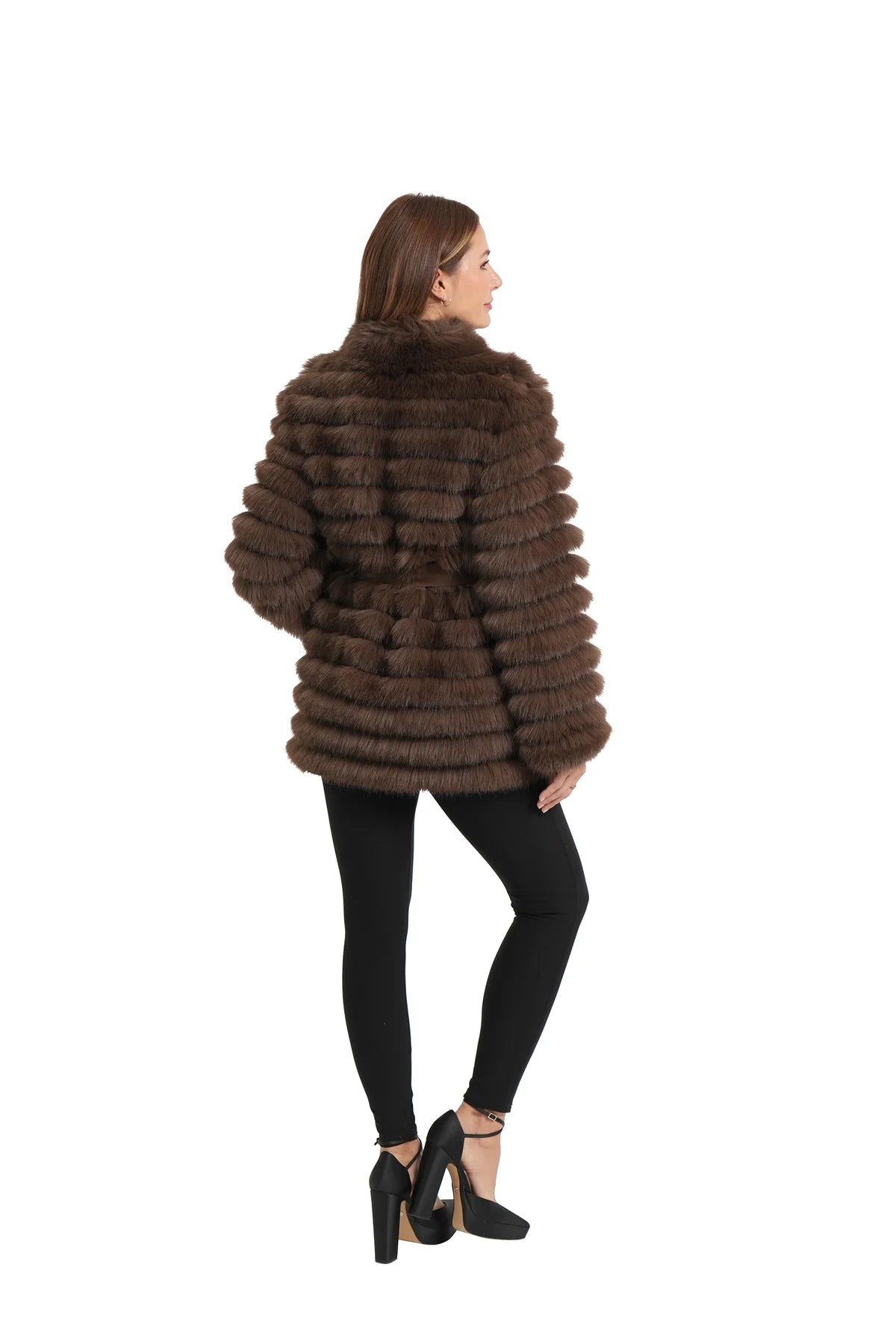 Love Token Jen Reversible Jacket Brown