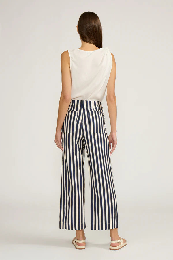 Lucy Paris Johnny Pant Navy Stripe