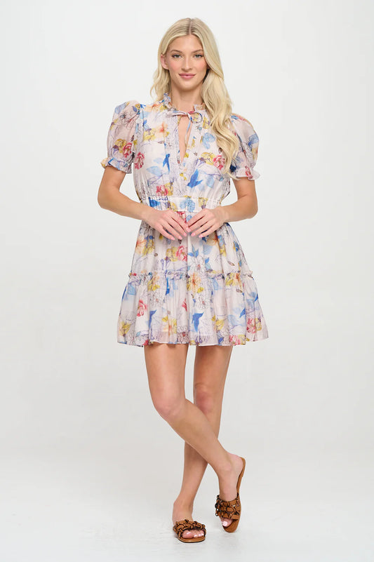 Meet Me In Santorini Petal Reverie Dress